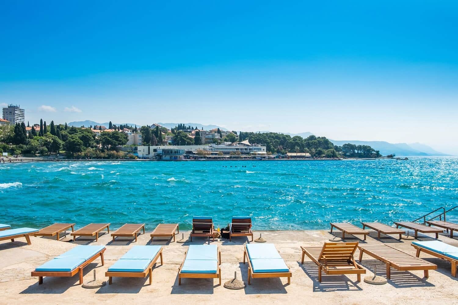 Strand Bacvice Strandurlaub Kroatien in Split