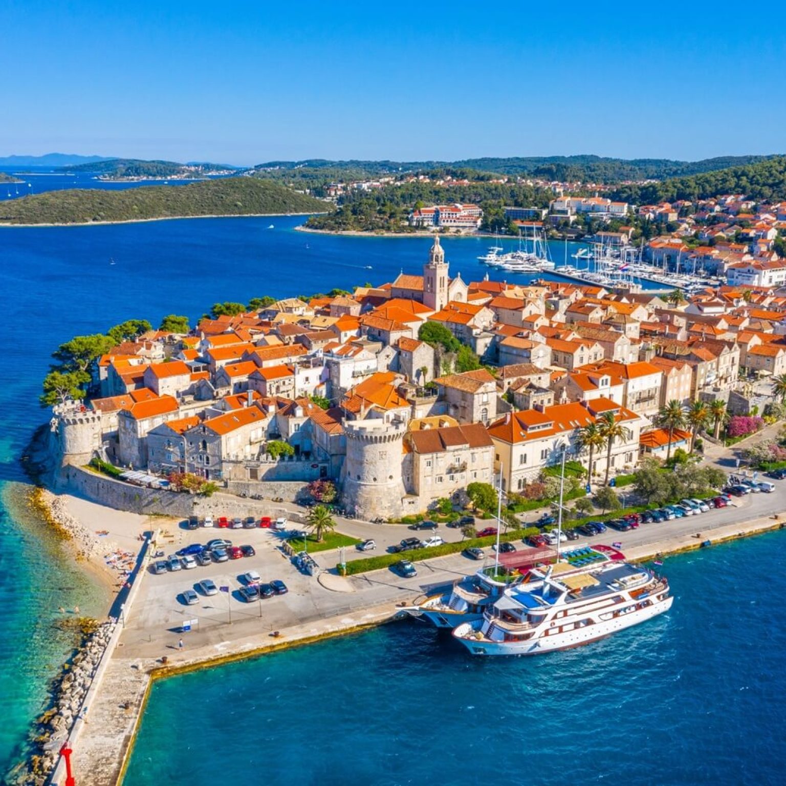 Insel Korčula Kroatien Geburtsort Marco Polo